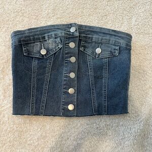 Denim top